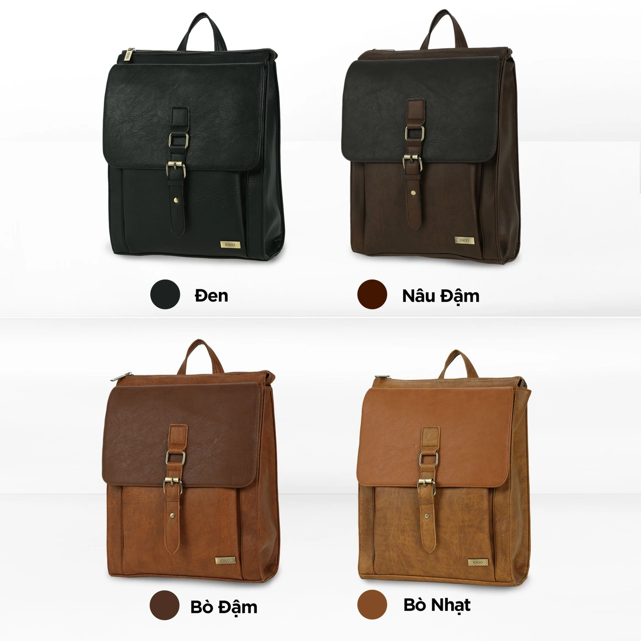 IDIGO balo laptop da tổng hợp cao cấp