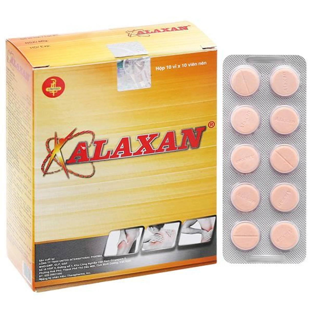 Thuốc giảm đau hạ sốt Alaxan