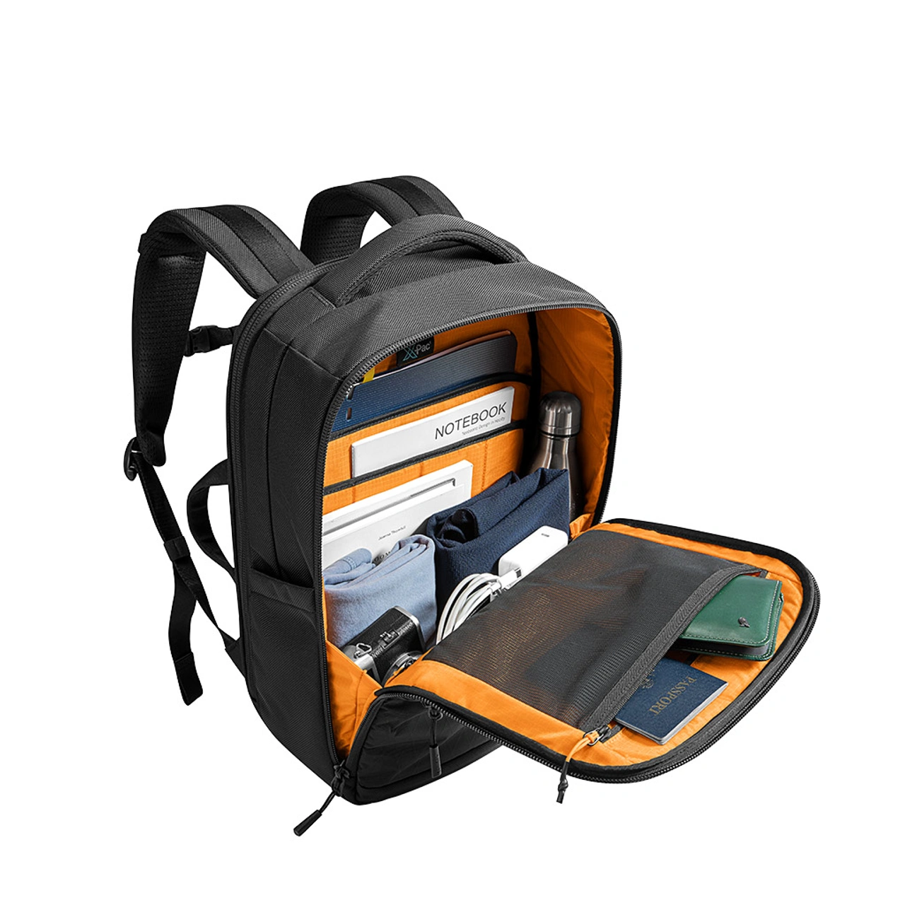Balo laptop thiết kế có nhiều ngăn chứa bên trong