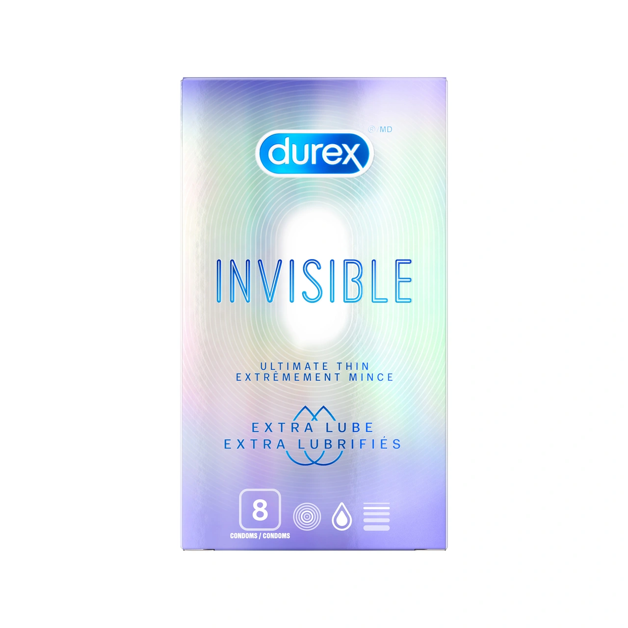 Bao cao su Durex Invisible siêu mỏng 0.045mm