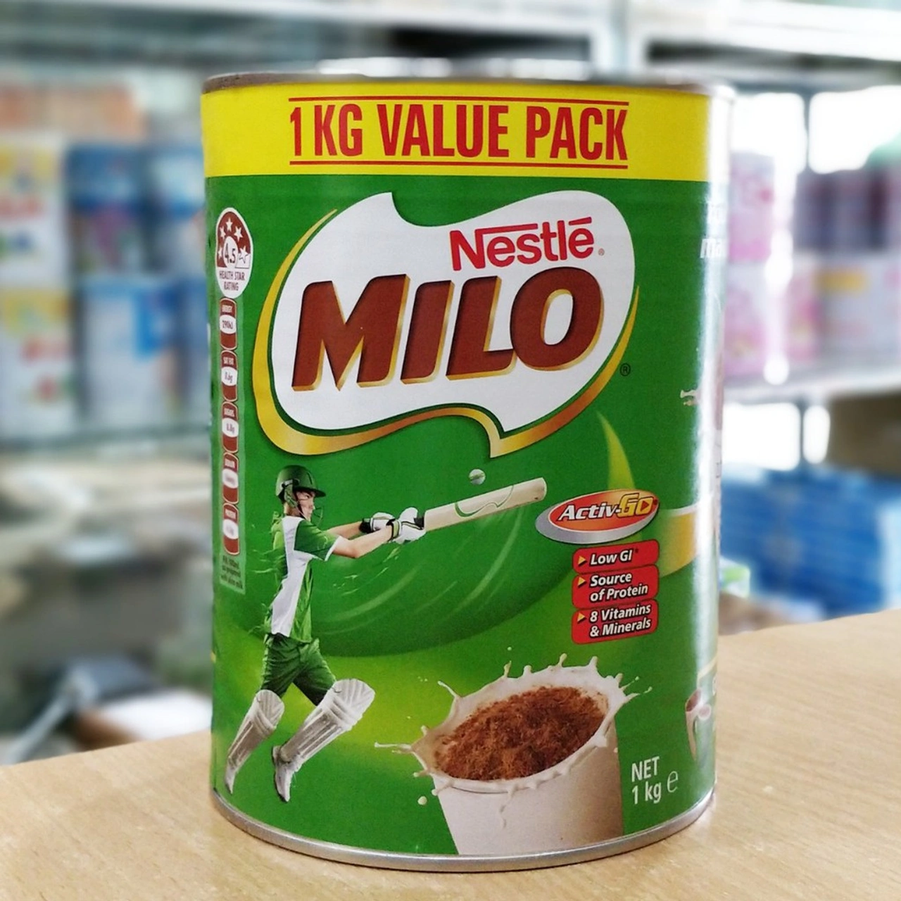 Sữa Milo Úc với mầm lúa mạch năng lượng cho trẻ vận động