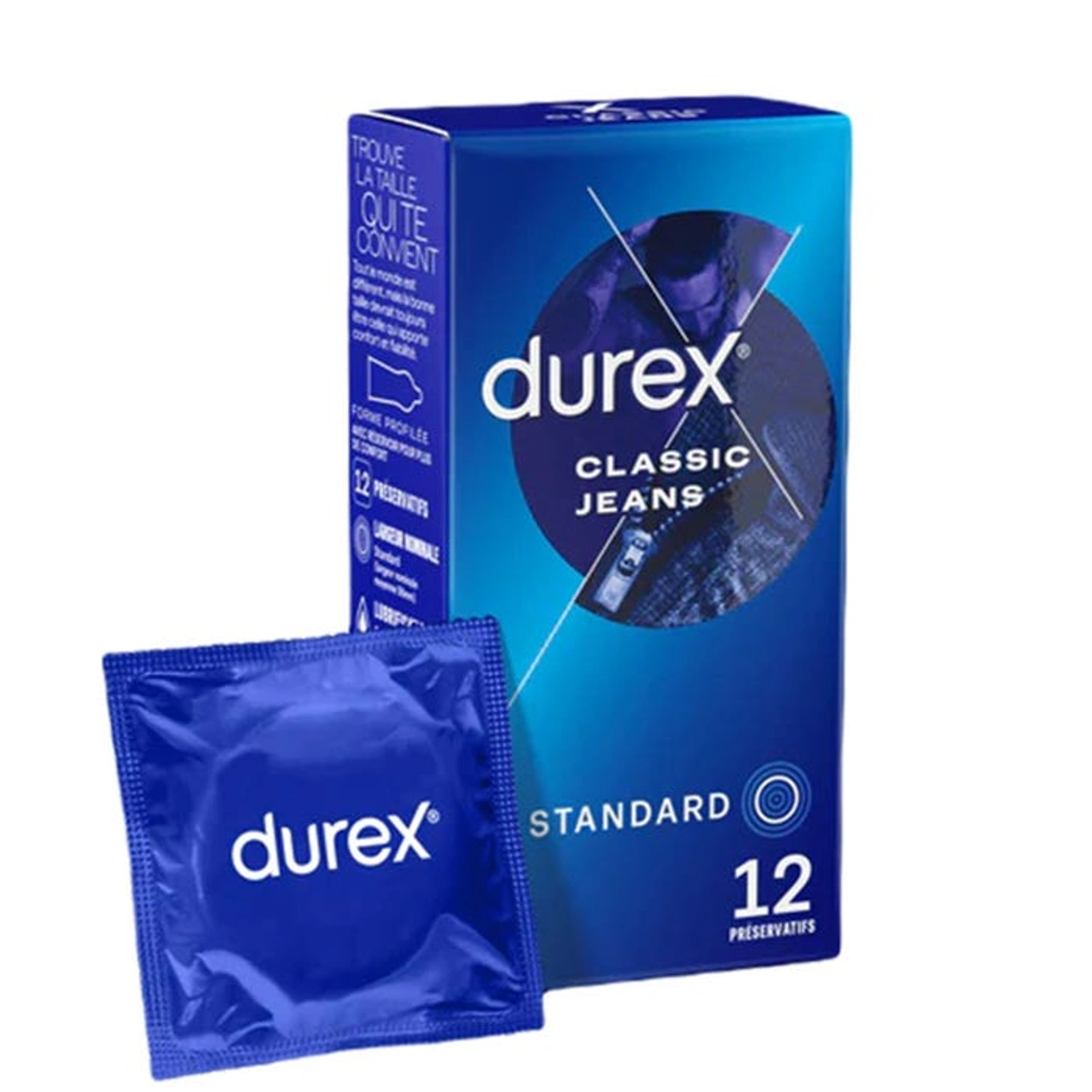 Bao cao su Durex Jeans có gel bổ sung