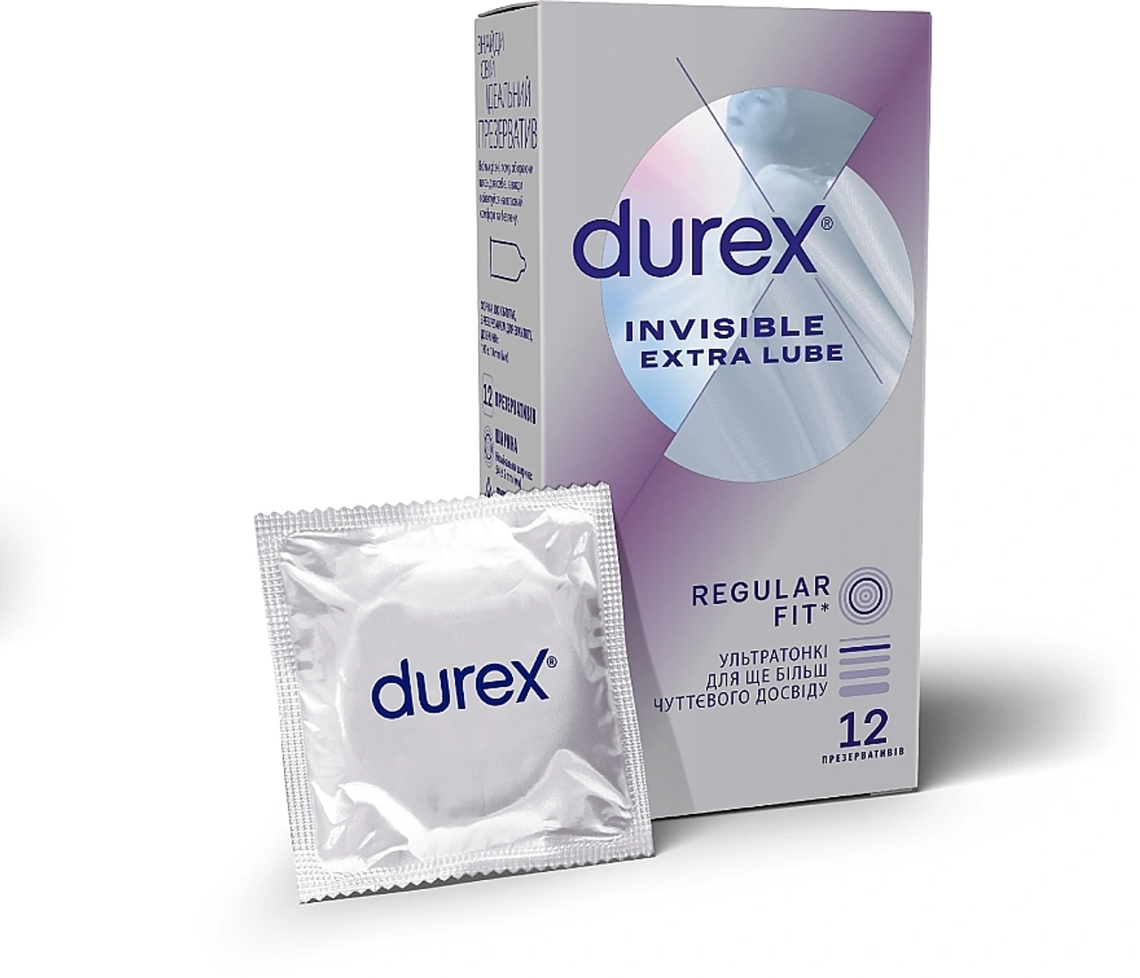 Bao cao su Durex Invisible có gel bổ sung