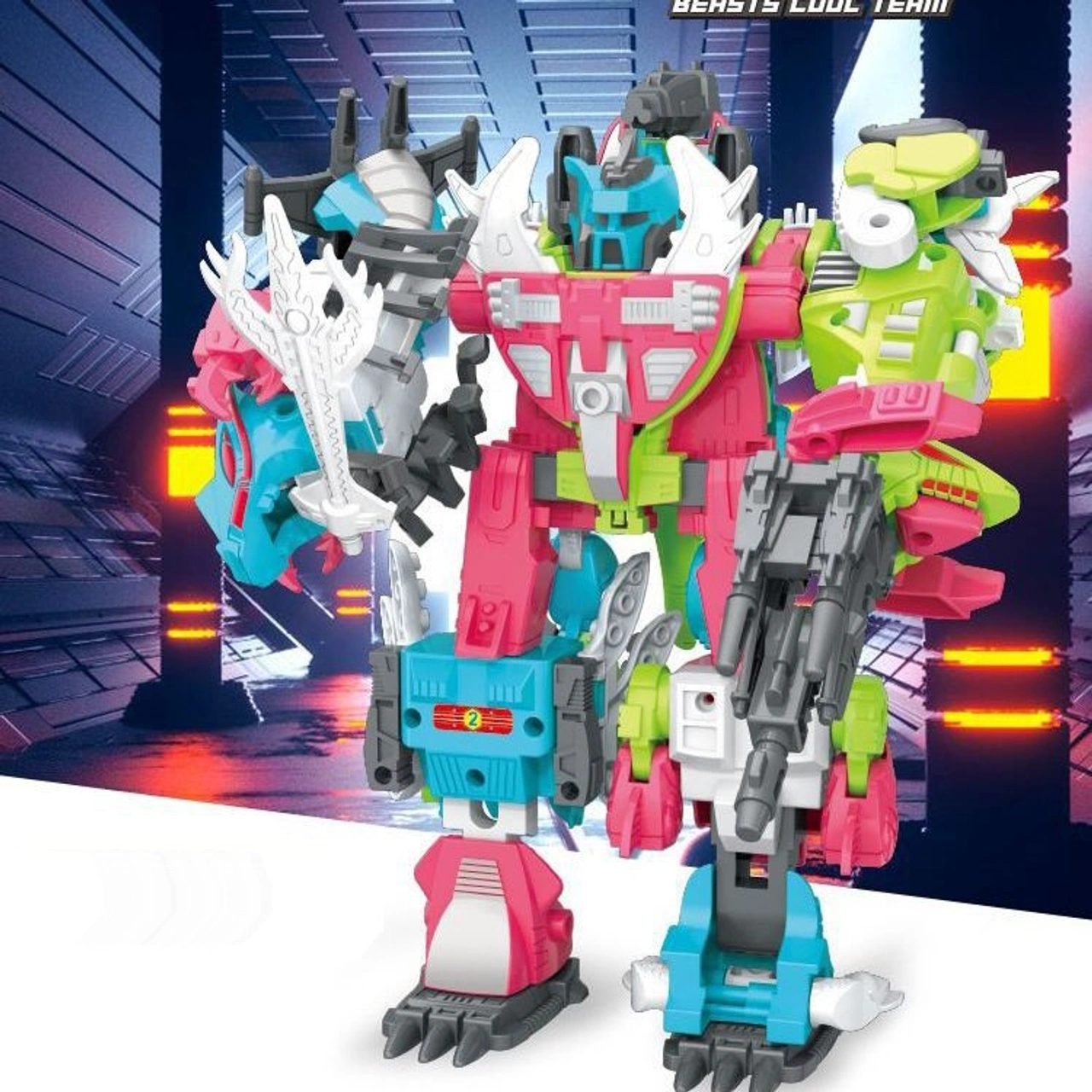 Robot quái thú lắp ghép