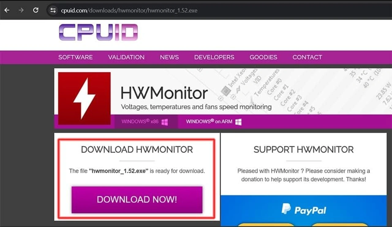 Phần mềm kiểm tra pin laptop HWMonitor BatteryCare miễn phí