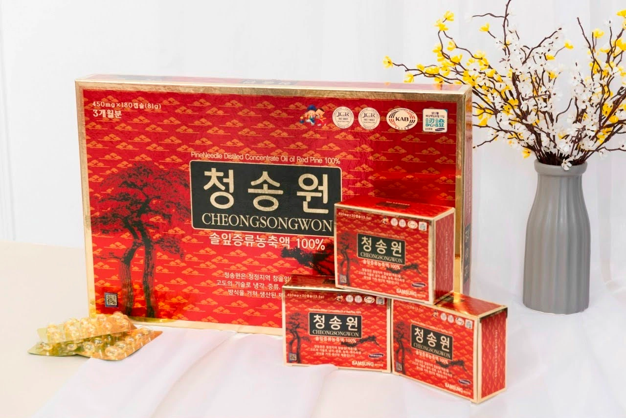 Samsung Cheongsongwon hộp đỏ 180 viên