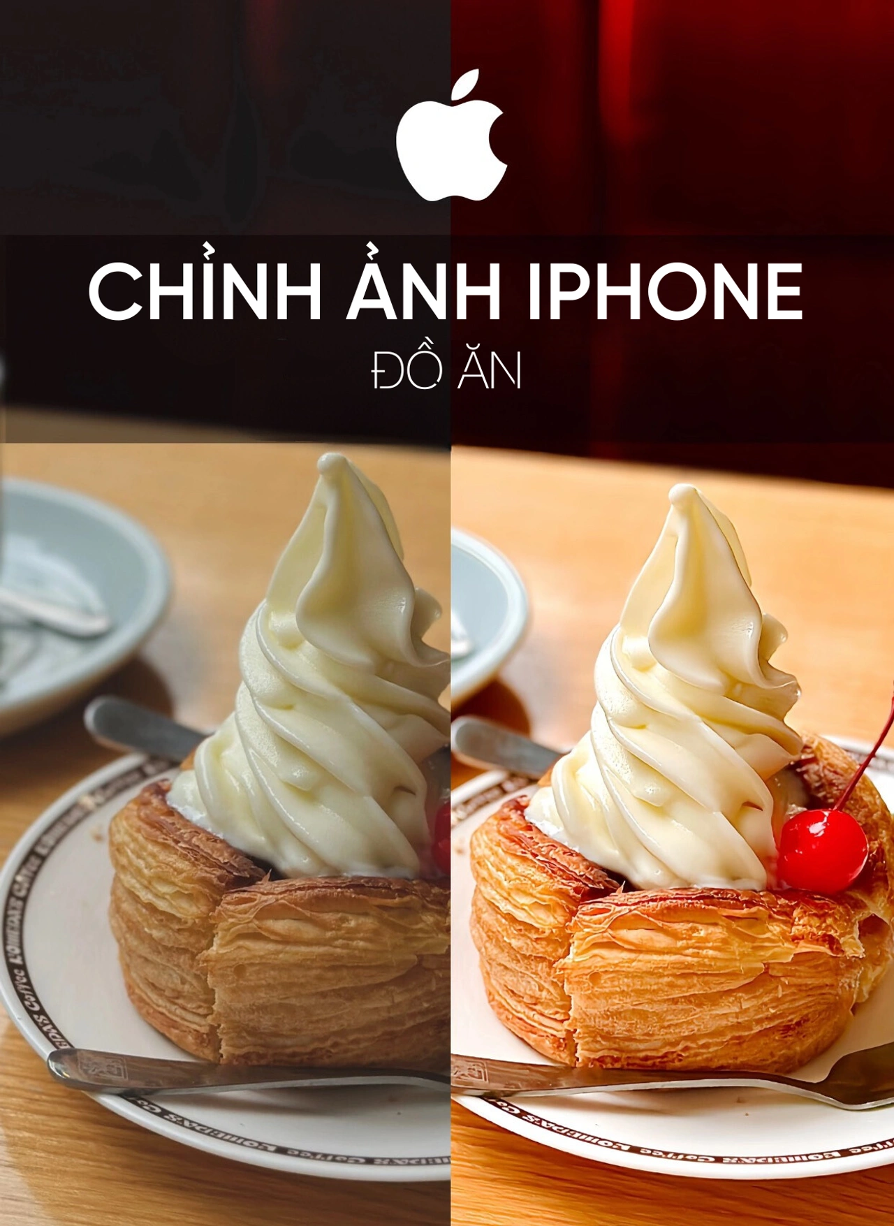 Công thức chỉnh ảnh đồ ăn