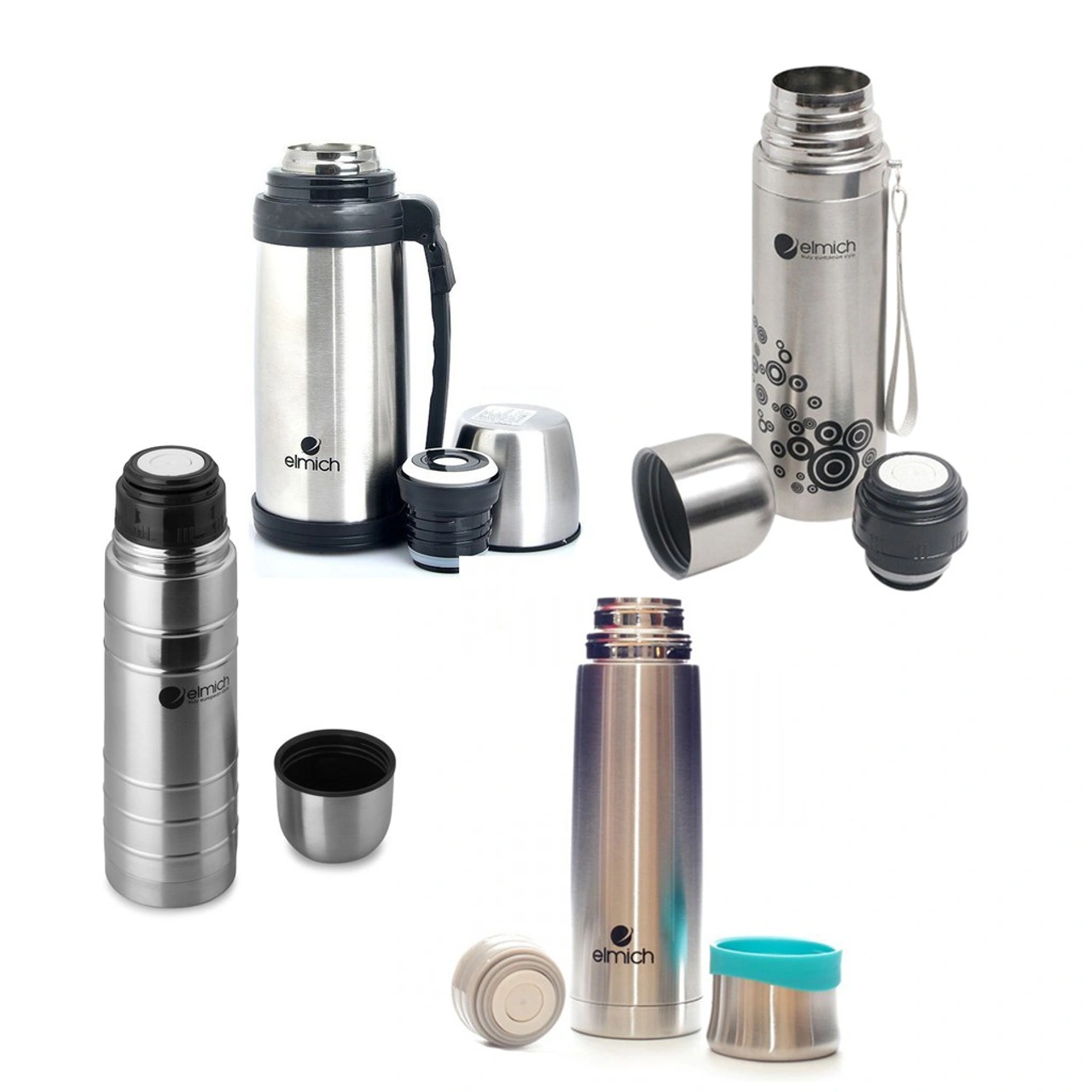 Bình giữ nhiệt Elmich inox 316 hút chân không giữ nhiệt 36 giờ tiêu chuẩn Châu Âu