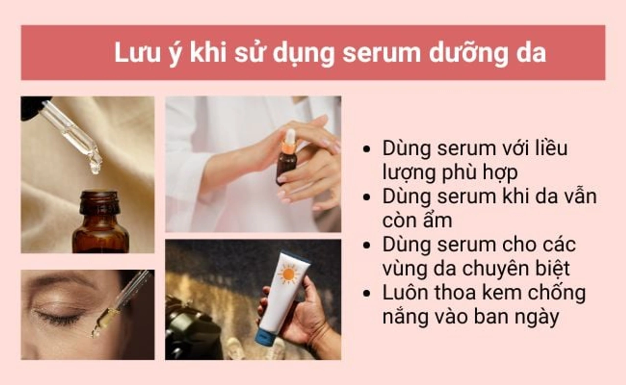 Cách sử dụng serum dưỡng da đúng cách