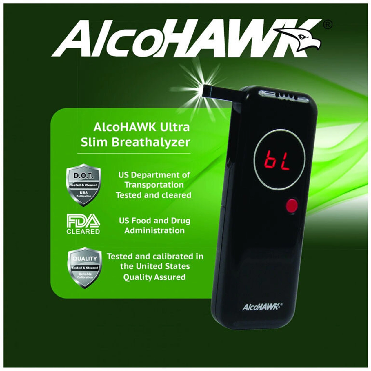 Máy đo nồng độ cồn AlcoHAWK Ultra Slim chính xác cao
