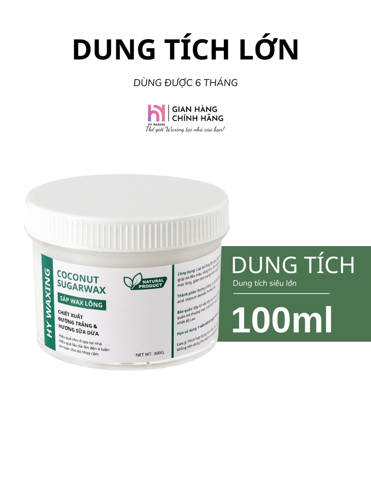 Sáp wax lông lạnh HYWAXING tặng kèm bộ phụ kiện đầy đủ