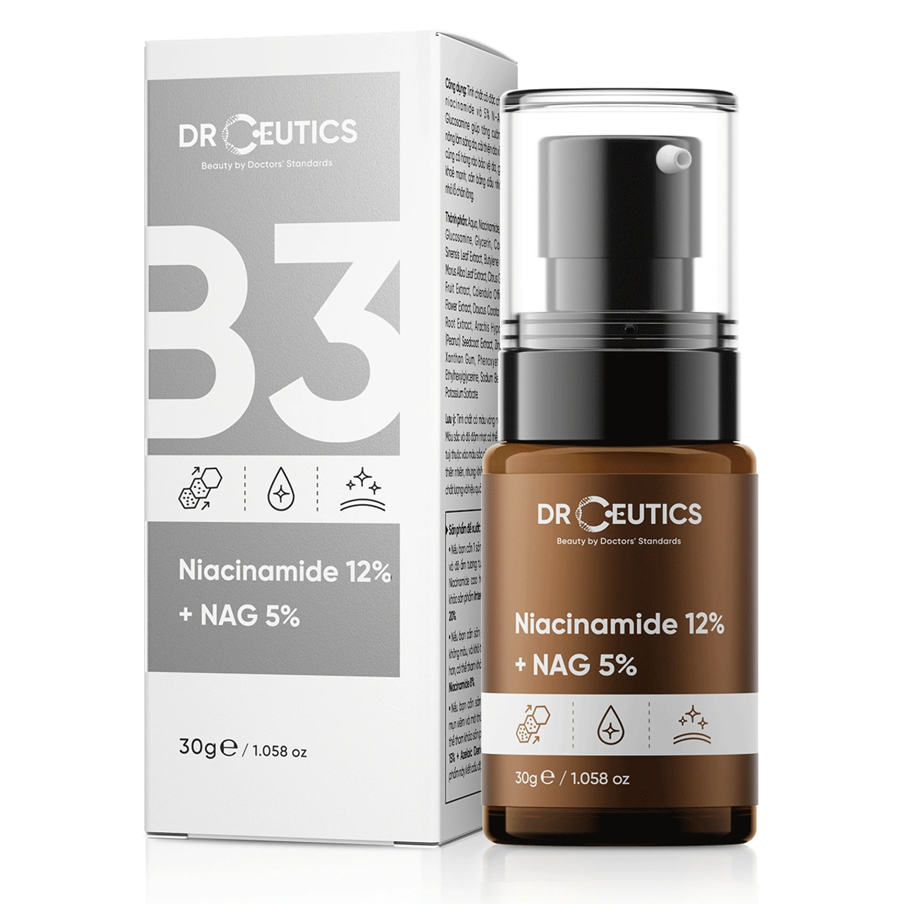 DrCeutics Niacinamide serum làm sáng da Việt Nam