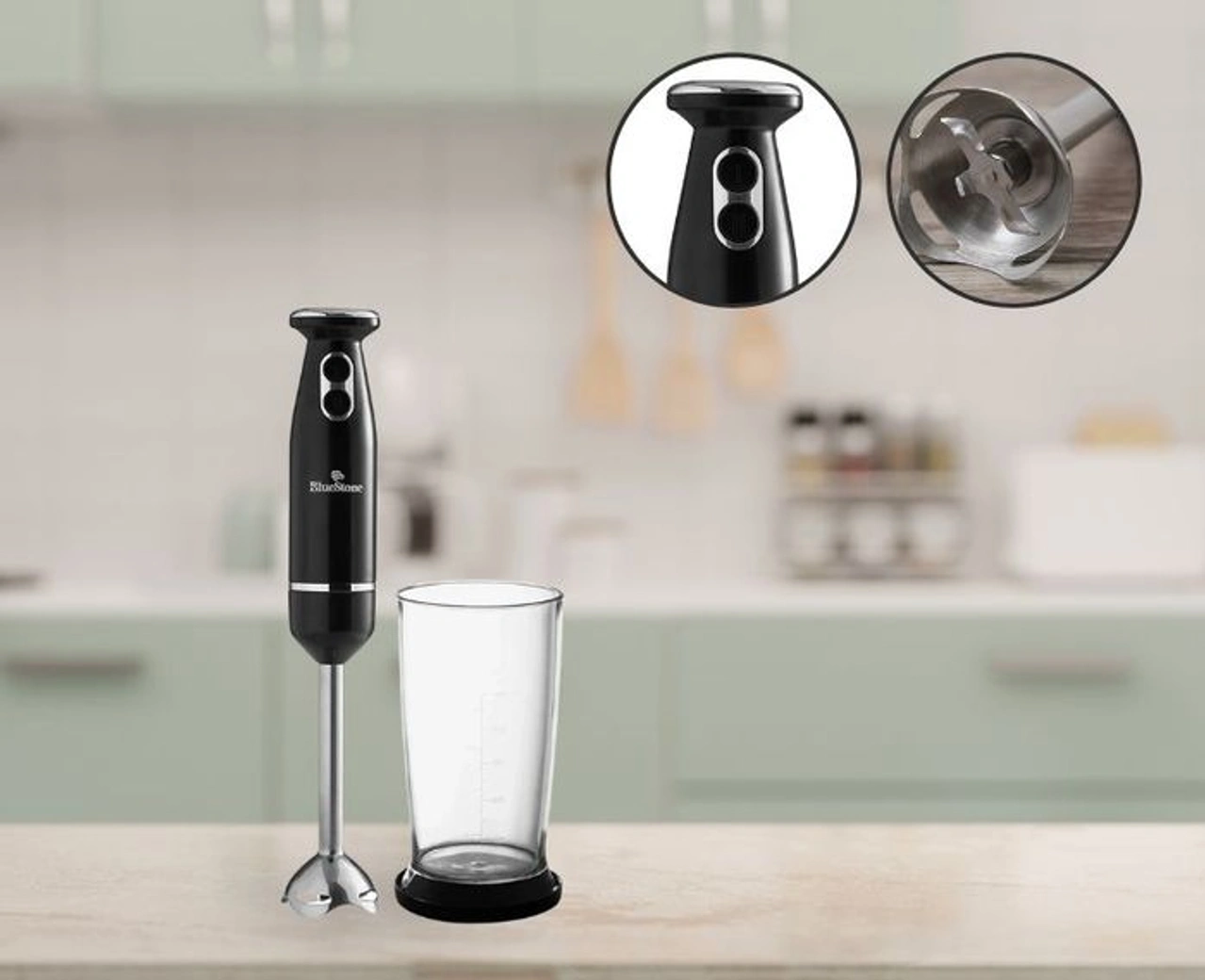 Máy xay sinh tố cầm tay BlueStone BLB-5216 công suất lớn xay thực phẩm nóng