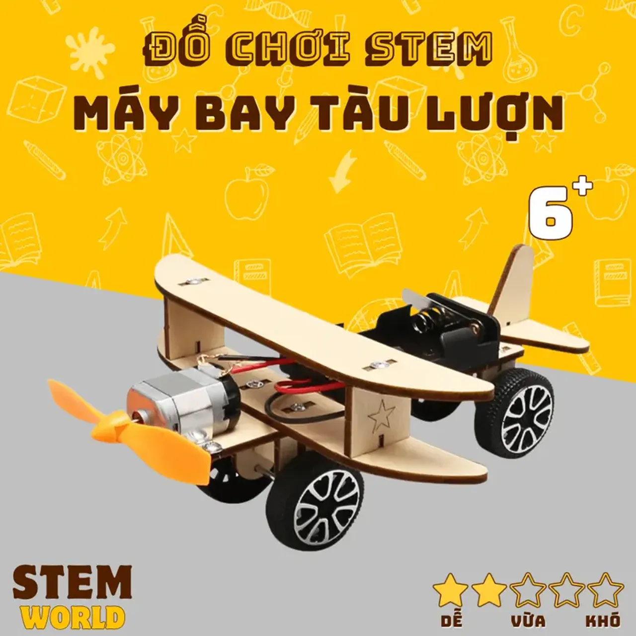 Trẻ em chơi đồ chơi STEM lắp ráp sáng tạo tư duy