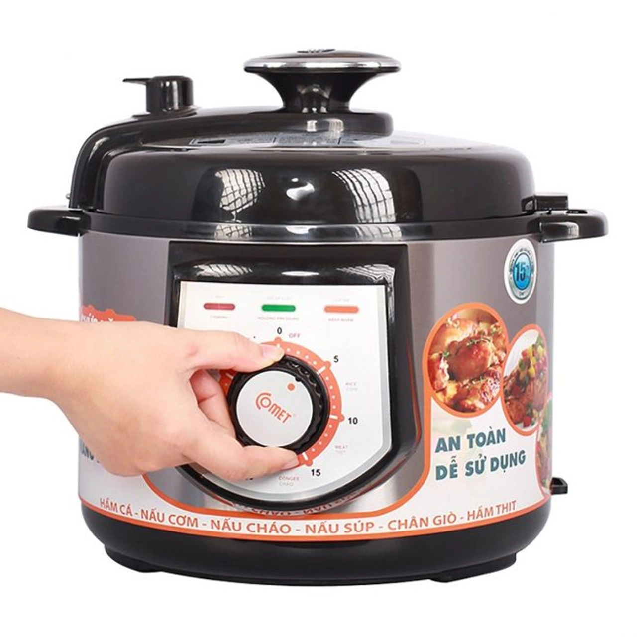 Lợi ích nồi áp suất điện tiết kiệm thời gian 70% giữ dinh dưỡng hẹn giờ an toàn