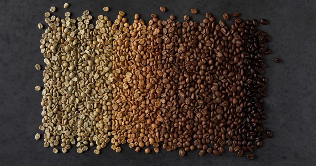 Các mức độ rang cà phê từ nhẹ đến đậm