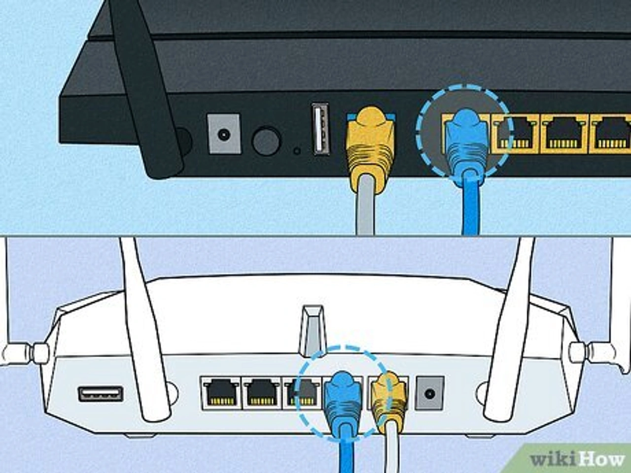 Hướng dẫn kết nối router với modem