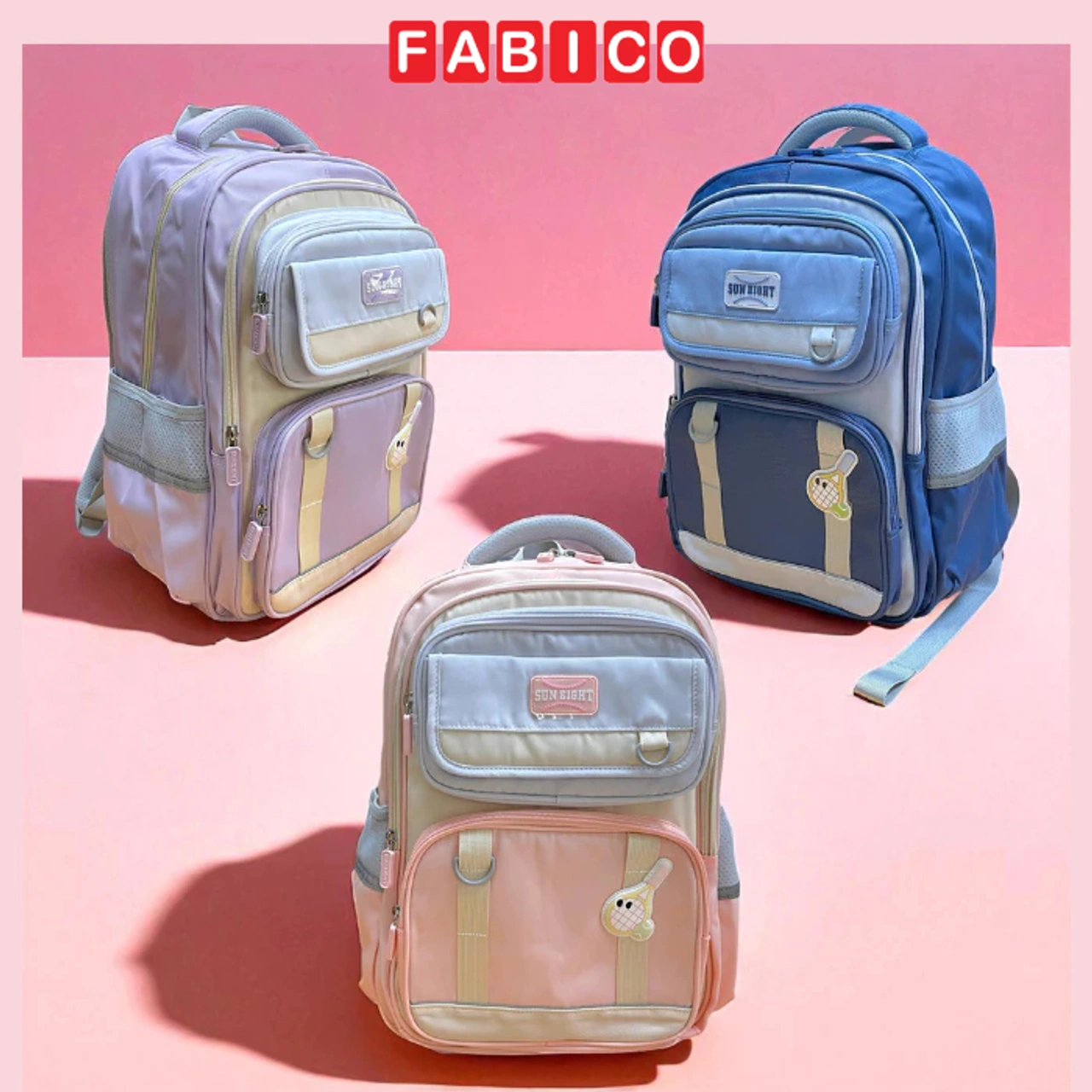 Balo SunEight — Chống gù công thái học, lớp 1–5