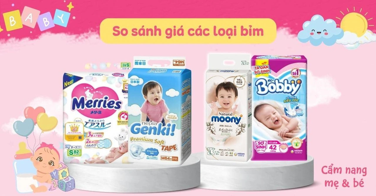 So sánh các thương hiệu tã dán sơ sinh 2026
