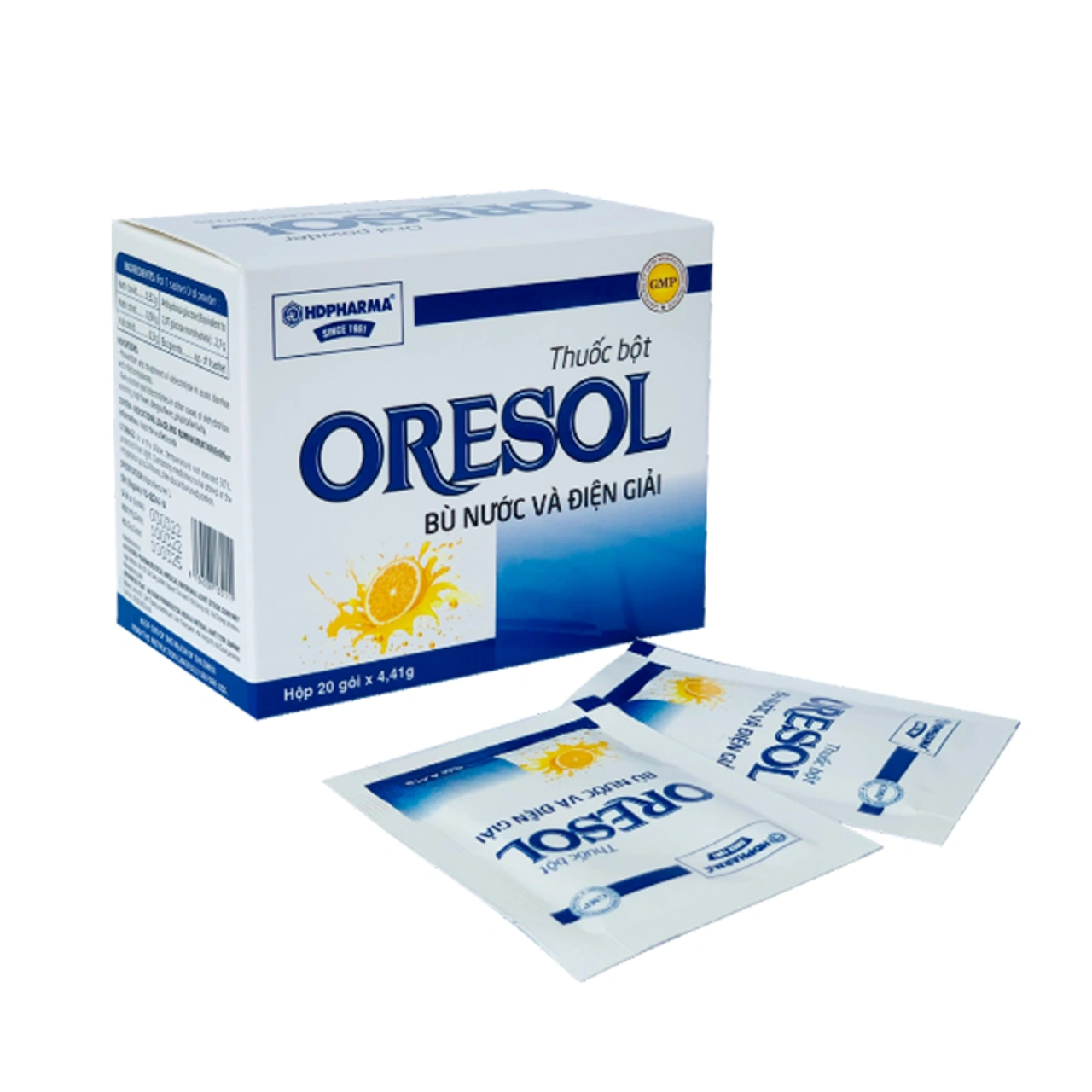 Oresol ORS gói bột điện giải y tế