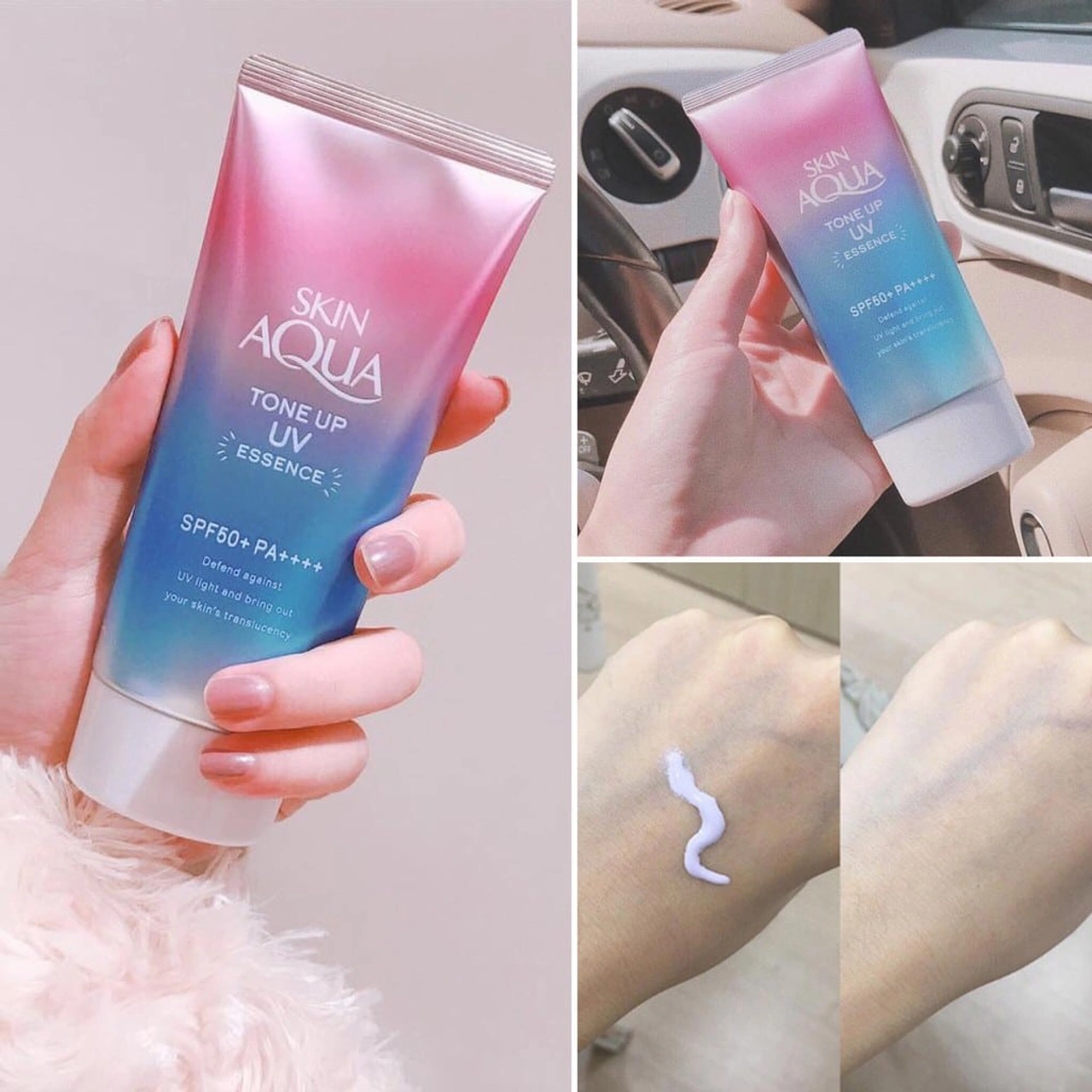 Trải nghiệm dùng thực tế Skin Aqua Tone Up trên da hỗn hợp