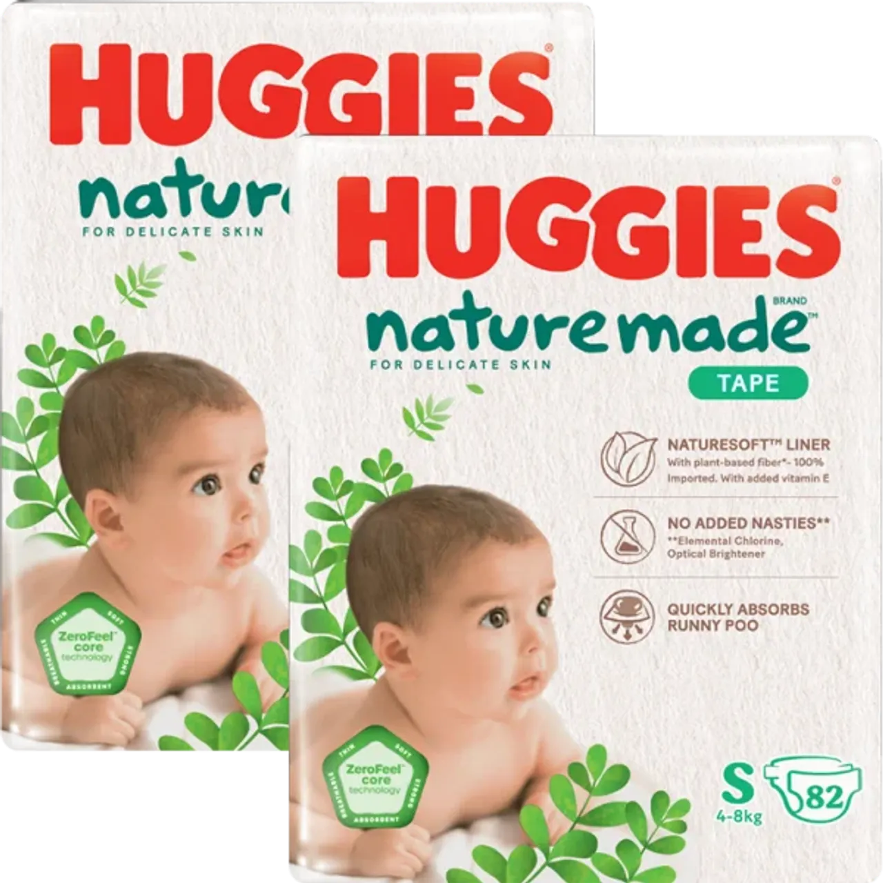 Tã dán Huggies Platinum Naturemade chống hăm
