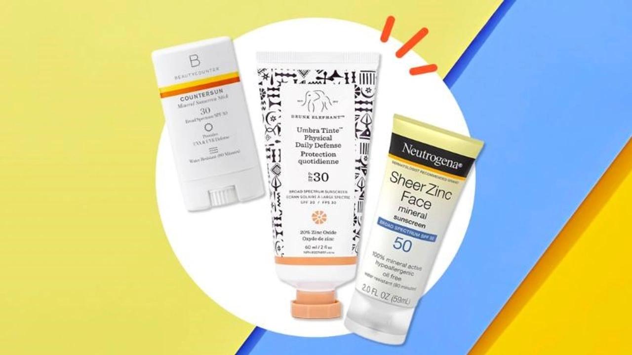 Kem chống nắng vật lý mineral zinc oxide titanium dioxide