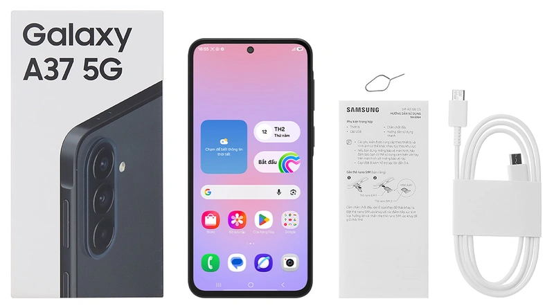 Samsung Galaxy A37 5G tầm trung Super AMOLED 120Hz Galaxy AI