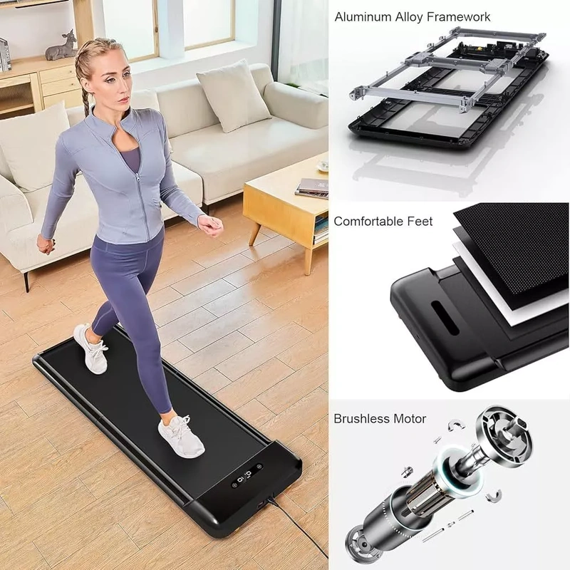 KingSmith WalkingPad C2 máy đi bộ gấp phẳng cất gầm bàn