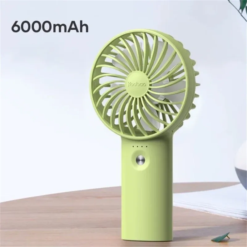 Yoobao F3 Pro quạt tích điện 6000mAh kiêm sạc dự phòng USB-A