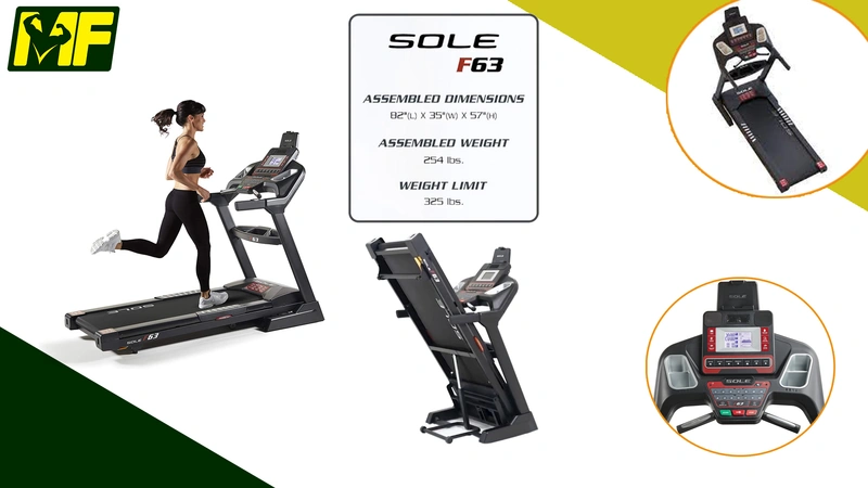 Sole F63 máy chạy bộ Cushion Flex Whisper Deck giảm chấn tốt nhất