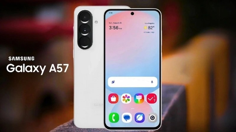 Samsung Galaxy A57 5G siêu mỏng 6.9mm Exynos 1680 camera góc siêu rộng
