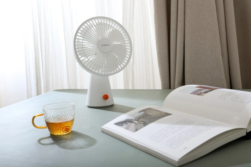 Xiaomi Rechargeable Mini Fan quạt tích điện để bàn 34dB kiểm định CHEARI
