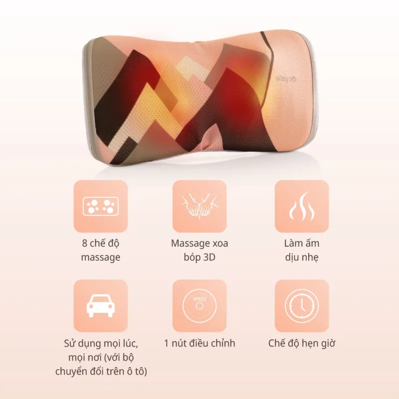 Osim uCozy 3D gối massage cổ vai shiatsu Shopee Mall Việt Nam