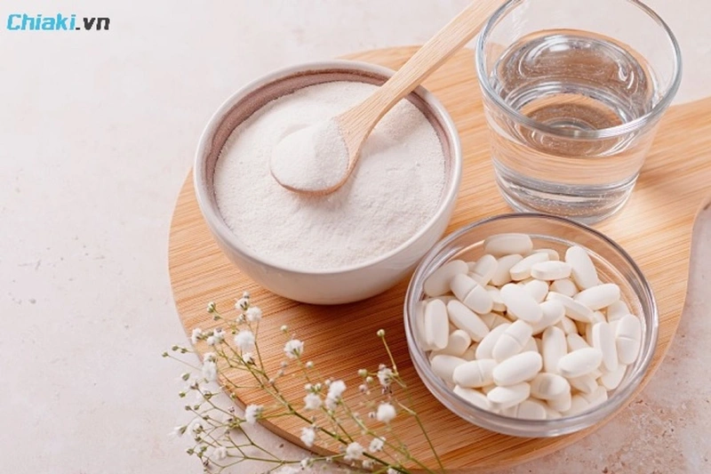 3 dạng collagen uống: bột, nước và viên