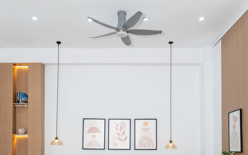 Quạt trần Sunhouse có remote cho phòng khách rộng