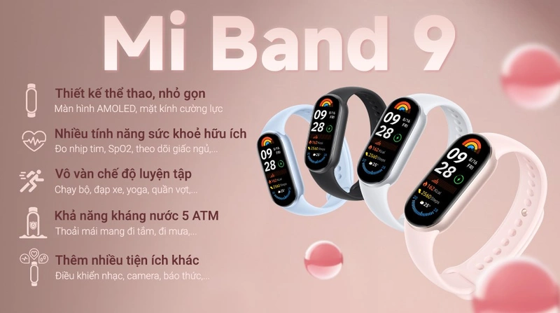 Smartwatch dưới 1,5 triệu Kieslect KS Pro Xiaomi Band 9 theo dõi sức khỏe cơ bản