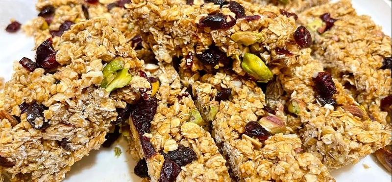 Granola tự làm tại nhà yến mạch mật ong nướng