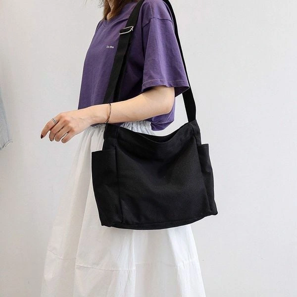 Túi đeo chéo canvas Haras thời trang đi chơi