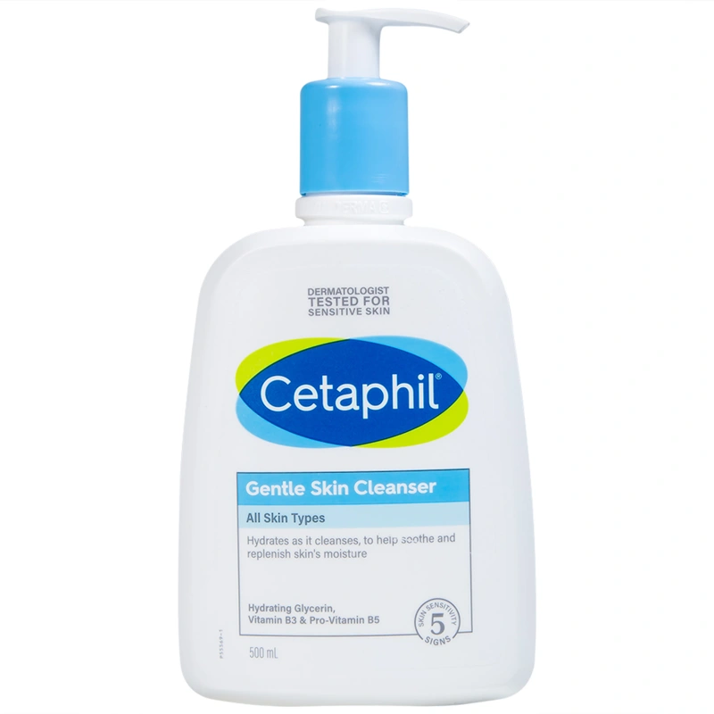 Sữa rửa mặt Cetaphil Gentle Skin Cleanser dịu nhẹ không xà phòng cho da nhạy cảm