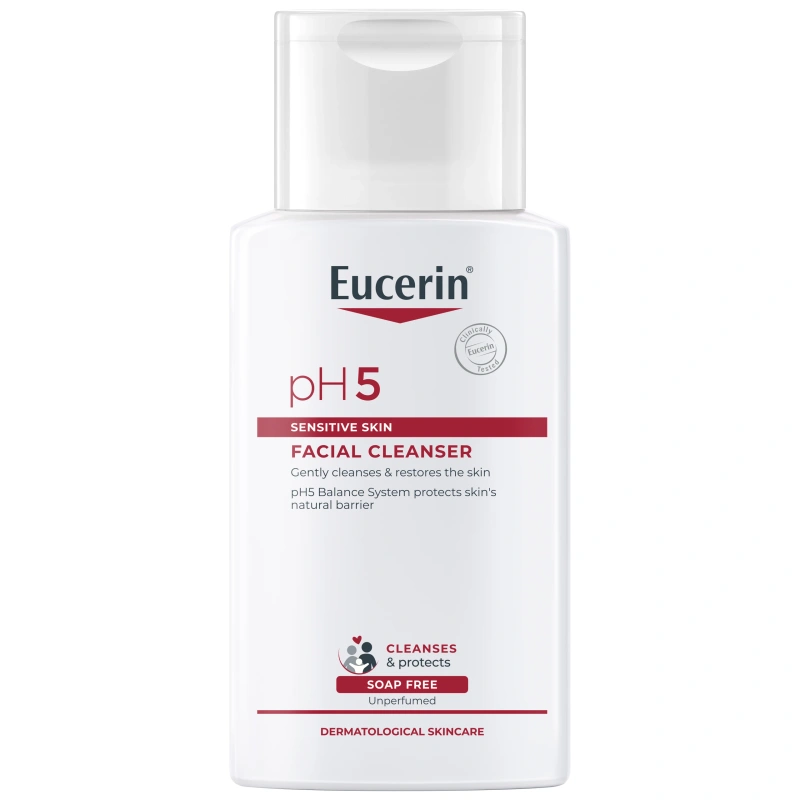 Sữa rửa mặt Eucerin pH5 Facial Cleanser cân bằng pH cho da nhạy cảm