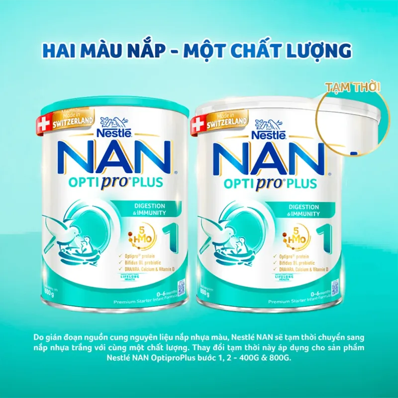 Sữa NAN Optipro Plus với lợi khuẩn Bifidus BL hỗ trợ tiêu hóa