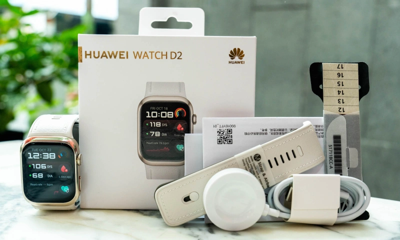Huawei Watch D2 đồng hồ thông minh đo huyết áp bằng túi khí cơ học