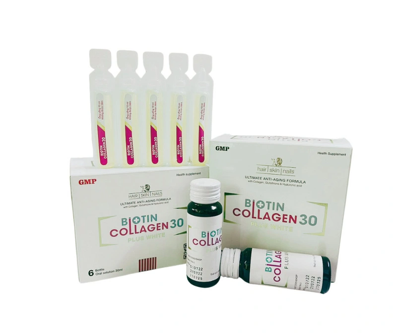 Collagen và biotin làm đẹp da, tóc, móng
