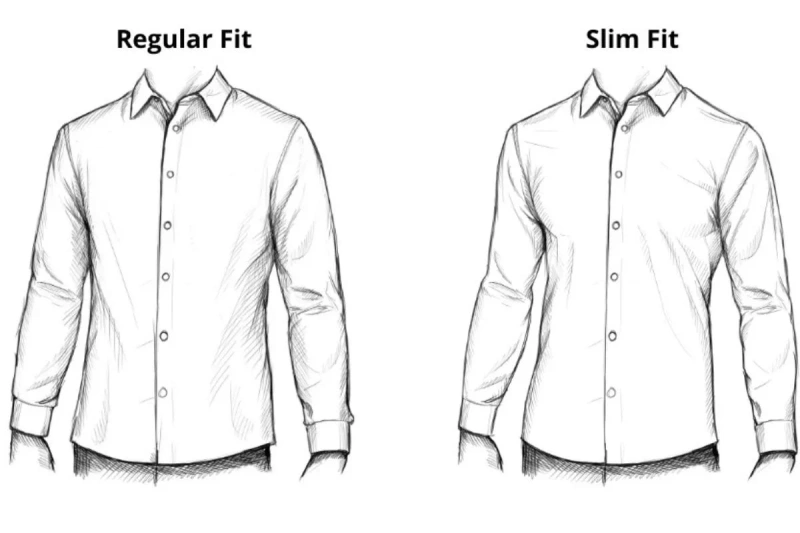 Chọn form áo sơ mi nam theo vóc dáng Slim và Regular