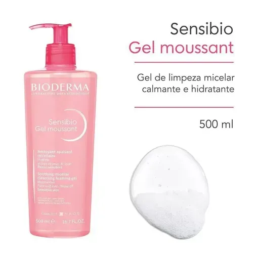 Sữa rửa mặt Bioderma Sensibio Gel Moussant tạo bọt nhẹ cho da nhạy cảm