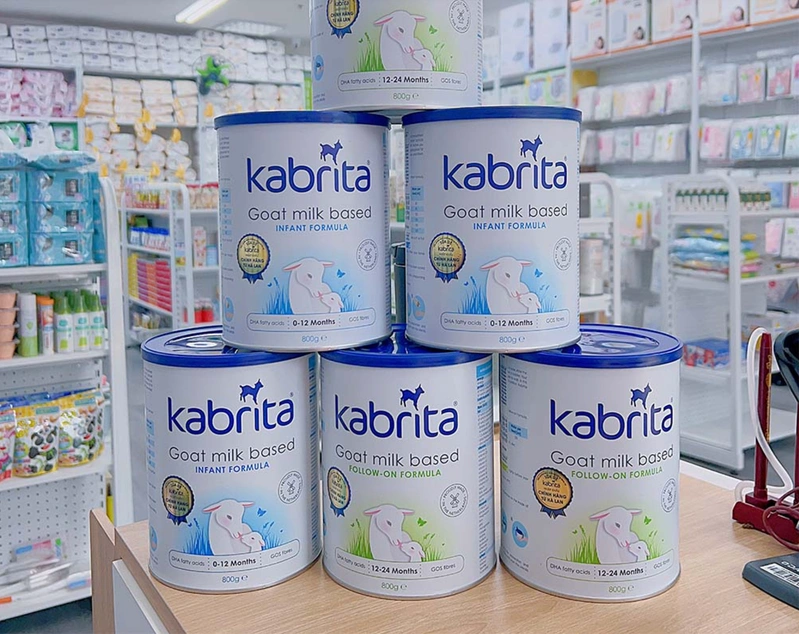 Sữa dê Kabrita với đạm A2 tự nhiên, thay thế cho bé nhạy cảm với đạm sữa bò