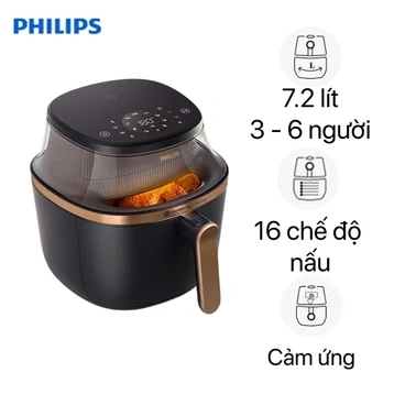 Nồi chiên không dầu Philips NA342/00 7.2 lít cảm ứng cho gia đình đông người
