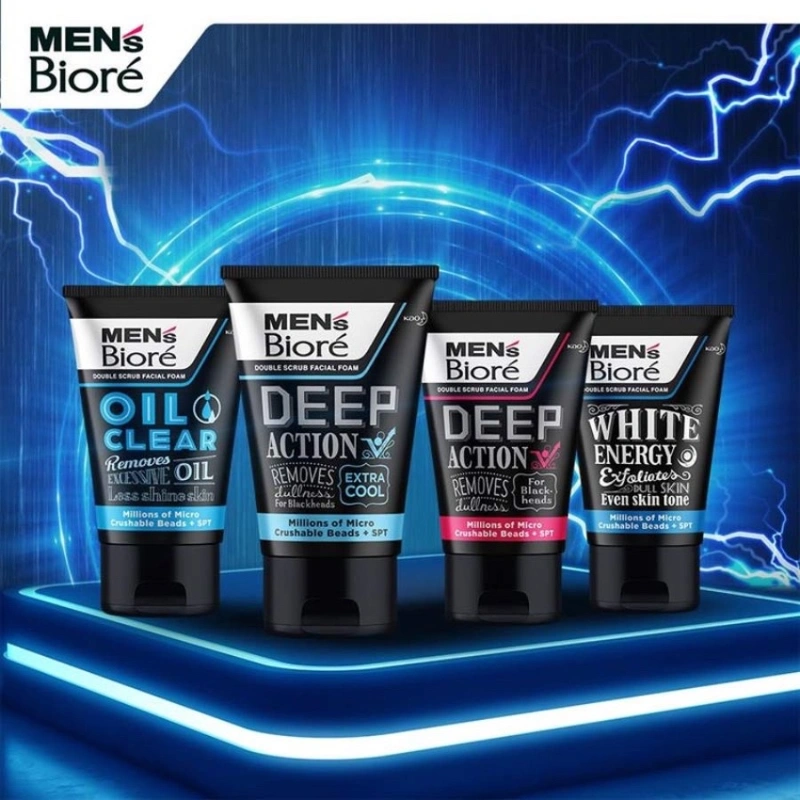 Bioré Men's Trắng Da Nam Tính cho da thường xỉn màu