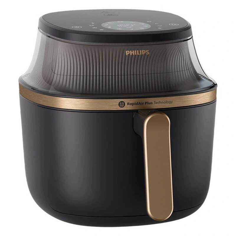 Nồi chiên không dầu Philips NA322/00 4.2 lít RapidAir Plus cửa kính viền vàng